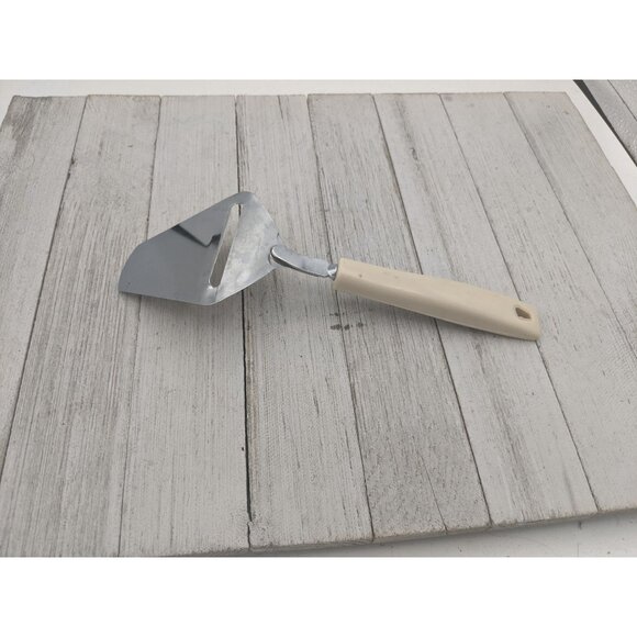 Vintage Ekco #2 Stainless Steel Cheese Slicer Planer Plane Almond Handle 9" - Picture 5 of 7